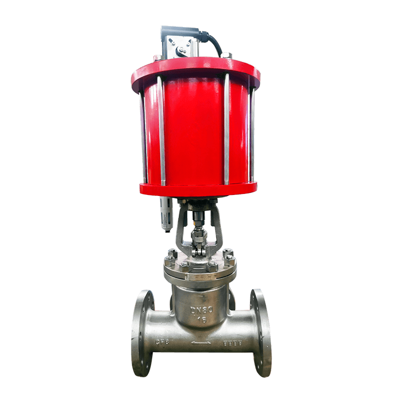 Injap Tutup Keluli Karbon Pneumatik