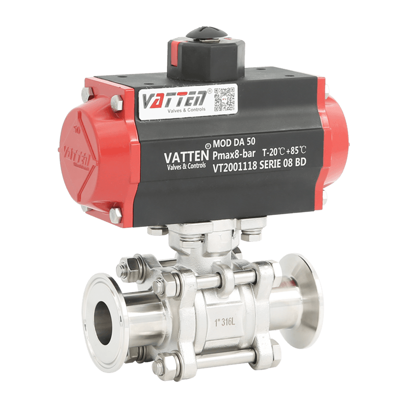 Injap Bebola Pengapit Pneumatik