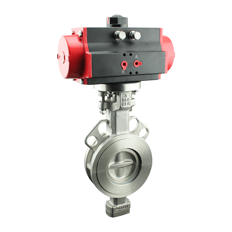 Injap Rama-rama Pengedap Keras Pneumatik