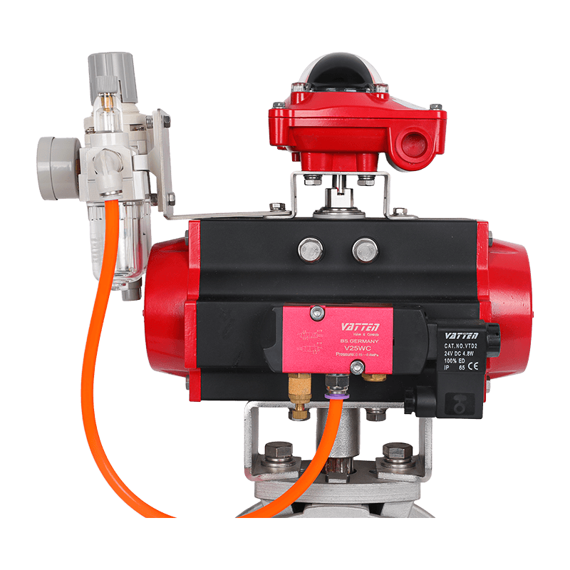 Injap Rama-rama Serbuk Pneumatik
