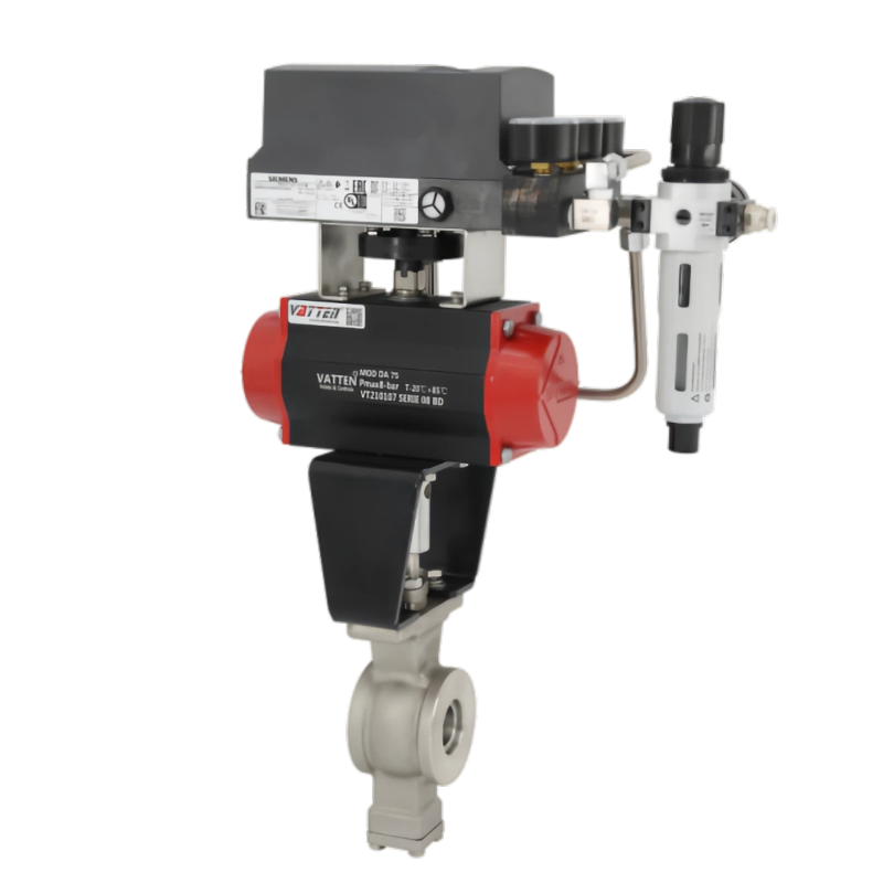 Injap Bebola Pneumatik jenis V